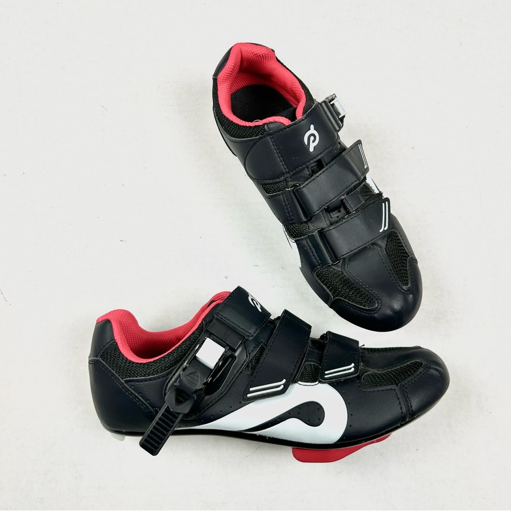 Peloton Black and Red Cycling Shoes